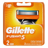 Kit. 2 Un Carga Gillette Fusion 5 Com 2 Unidades