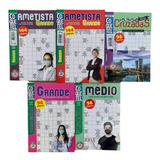 Kit: 5 Palavras Cruzadas Nível Médio - Coquetel (novo)
