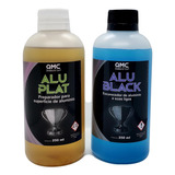 Kit: Escurecedor De Alumínio (oxidação Negra A Frio): 250 Ml