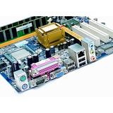 Kit. Placa Mãe Intel 775 Slot Agp Paralela Serial 