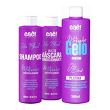 Kit #nevou Matizador Efeito Platinado, Shamp, Cond, Másc Ea