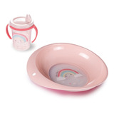 Kit 01 Copo 330ml + 01 Prato Decorado Infantil - Plasútil