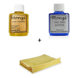 Kit 01 Limpa Prata + 01 Chapeado 35ml + 02 Flanelas Mágicas