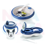 Kit 01copo +01prato Térmico+01 Pote C/colher Mickey
