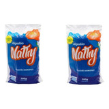Kit 02 Algodão Nathy 500gr / Algodao Rolo Macio Branco