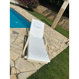 Kit 02 Almofadas Colchão De Espreguiçadeira Para Piscina