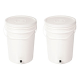 Kit 02 Baldes Maturador Fabricação 22l Cerveja Artesanal