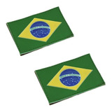 Kit 02 Bandeira Do Brasil Emborrachada