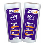 Kit 02 Bobinas Bopp Fosco P/ Laminação A3 34cmx250m Cassmar