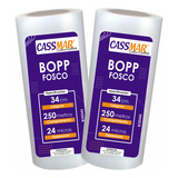 Kit 02 Bobinas Bopp Fosco P/ Laminação A3 34cmx250m Cassmar