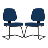 Kit 02 Cadeiras Para Escritório Job
