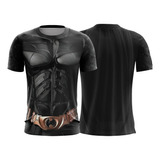 Kit 02 Camisetas Dryfit Herois Batman E Robin Filme Desenho