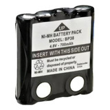 Kit 02 Pçs Bateria Para Radio Motorola Bp38 4,8v 700mah Aaa