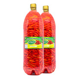 Kit 02 Pimentas Malagueta Vermelha Ki-pimenta Pet Novo 2 Lts
