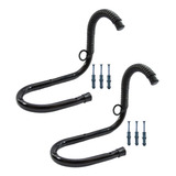 Kit 02 Suportes Parede Gancho Pendurar Bicicleta Vertical 