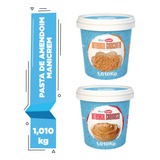 Kit 02x Pasta De Amendoim Manicrem Cremosa E Crocante - 1 Kg
