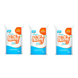 Kit 03 Algodão Nathy 500gr / Algodao Manta Macio Branco