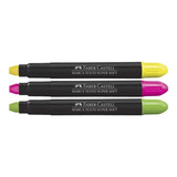 Kit 03 Caneta Marca Texto Supersoft Gel Faber Castell