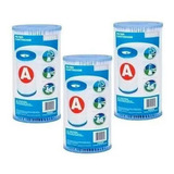 Kit 03 Cartuchos Refil Tipo A Filtro Intex Bomba 2006 3785