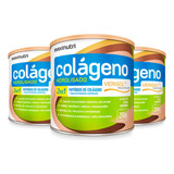 Kit 03 Colágeno 2 Em 1 Verisol Lata 250g Uva Verde Maxinutri