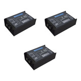 Kit 03 Direct Box Passivo Wireconex Wdi600 De Impedância