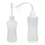 Kit 03 Frasco Almotolia Plastico Transparente 120ml Pisseta