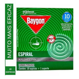 Kit 03 Inseticida Repelente Baygon Espiral C/10