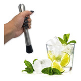 Kit 03 Macerador E Socador De Caipirinha Para Drinks Inox