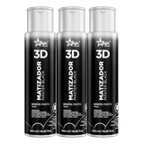 Kit 03 Magic Color Gloss Matizador 3d Master Black 500ml