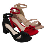 Kit 03 Pares Sandália Feminina Rasteira Sapato Moda Barato
