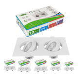 Kit 03 Spotduplo Gesso Sanca 10w Econômica Acartonado Pro