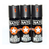 Kit 03 Spray De Pimenta Nato Black 60ml Cada! Extra Forte!!