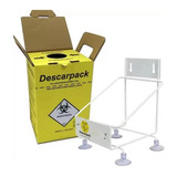 Kit 03 Suporte 1,5 Litros Descarpack 03 Caixas Coletora 1,5l