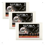 Kit 03 Travesseiros Ortopédicos Nasa-x Duoflex