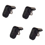 Kit 04 Alarme Para Vara Com Led De Pesca Bateria Inclusa
