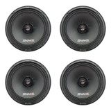 Kit 04 Alto Falante Snake 8 Polegadas Esv-320 320w Rms