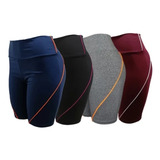 Kit 04 Bermudas Ginástica/corrida/academia, Suplex