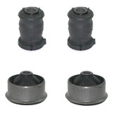 Kit 04 Bucha Balança Bandeja Axios Corolla Ou Fielder