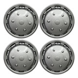 Kit 04 Calota Tampa Roda Aro 16 Universal Vans Antifurto