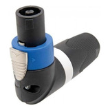 Kit 04 Conector Plug Speakon Macho 90° Graus Starcable