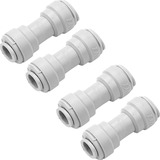 Kit 04 Dmfit - Auc0505 - União Reto Tubo 5/16 X Tubo 5/16