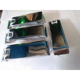 Kit 04 Dobradiças De Porta Trailer Turiscar Com Botão
