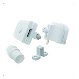 Kit 04 Janela De Correr Com 2 Folhas Com Trinco E Puxador
