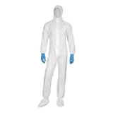 Kit 04 Macacão De Proteção Descartável C/ Capuz Impermeável