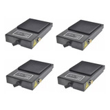 Kit 04 Peças Interruptor Elétrico Pedal Metalico Jng Mdfs-1