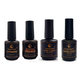 Kit 04 Pretinho Poder Fengshangmei Top Coat Primer Ultrabond