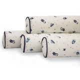 Kit 04 Rolinhos Mini Cama Montessoriano 100% Algodão 