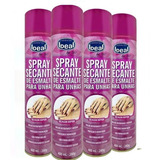 Kit 04 Spray Secante De Esmalte Para Unhas Ideal 400ml
