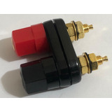 Kit 04 Terminal Borne Duplo De Painel Caixa Som Wireconex 