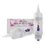 Kit 05 Agulhas Gr Colors 03 Ponta Microagulha 0.30mm Click-c Cor 03 Pontas Microagulha Fine - 0.30mm